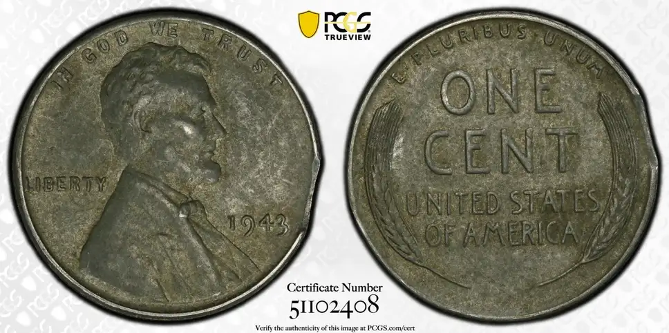 the picture of 1943 Copper Wheat Penny